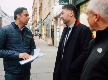 Anas Sarwar backs Clarks workers