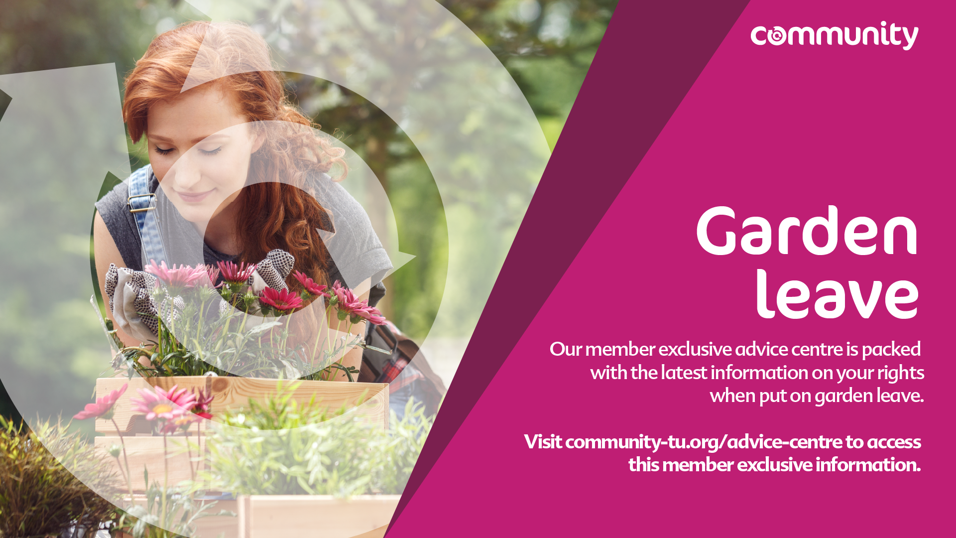 Garden leave Community Trade Union