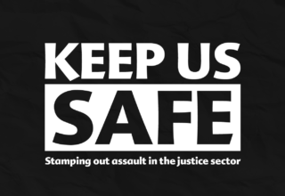 The logo of Community Trade Union’s campaign for justice and custodial workers, Keep Us Safe.