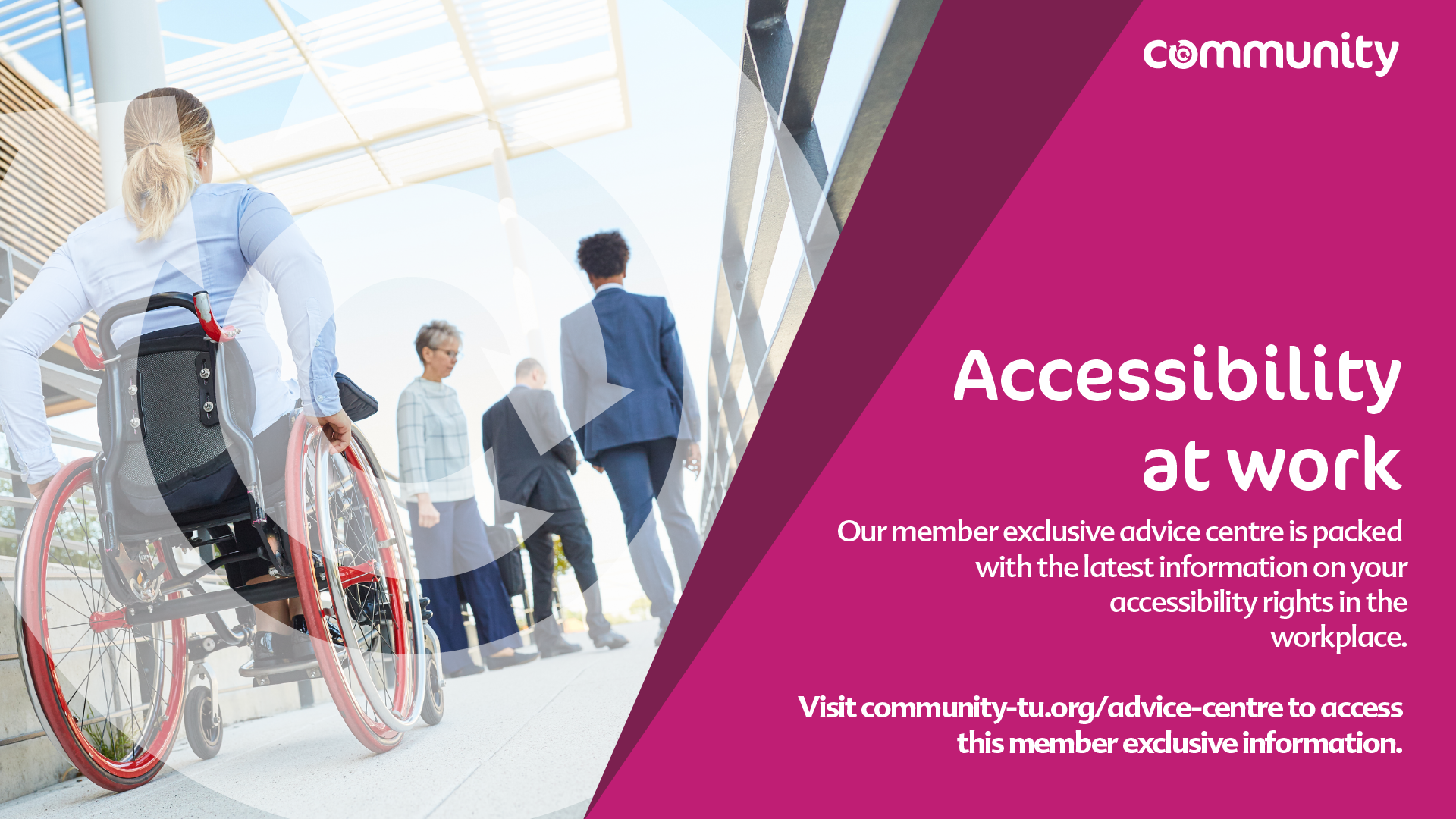 Accessibility at work | Community Trade Union