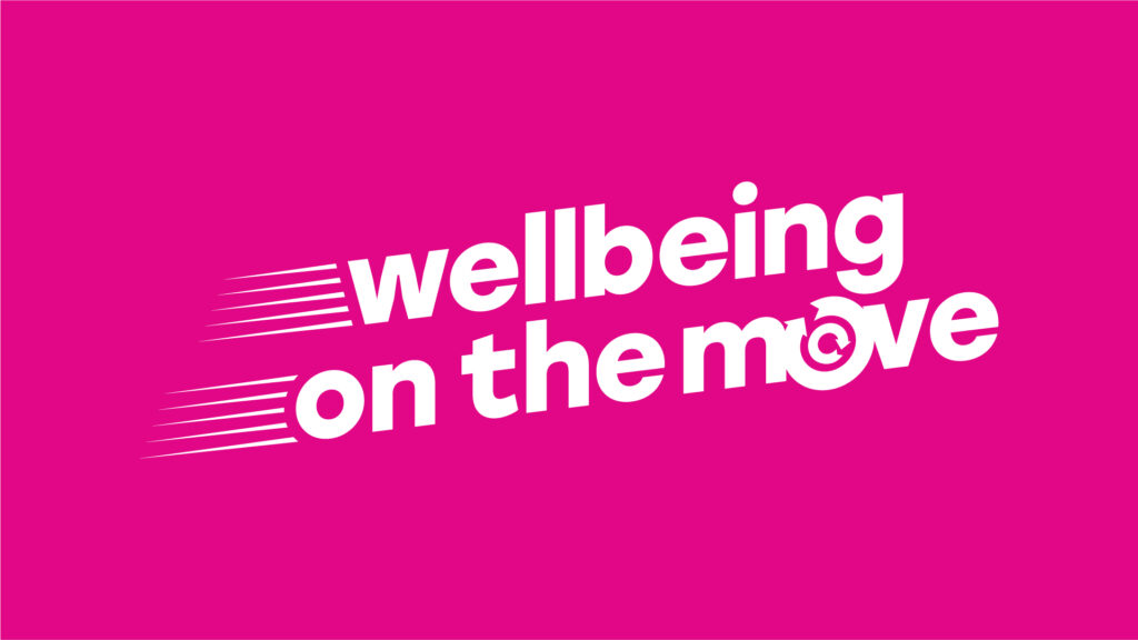 Community Trade Union's Wellbeing on the Move campaign logo.
