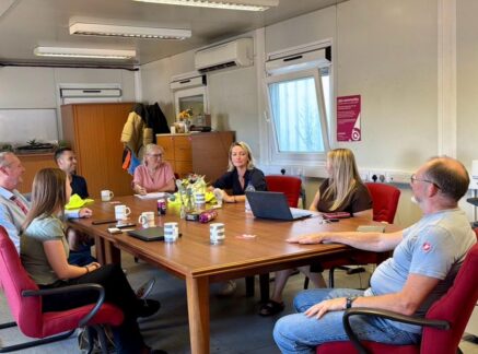 MP and Council Leader meet with Community Reps at Llanwern Steelworks
